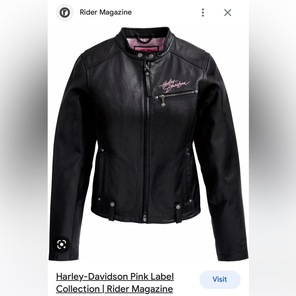 Harley Davidson Pink Label Leather Jacket